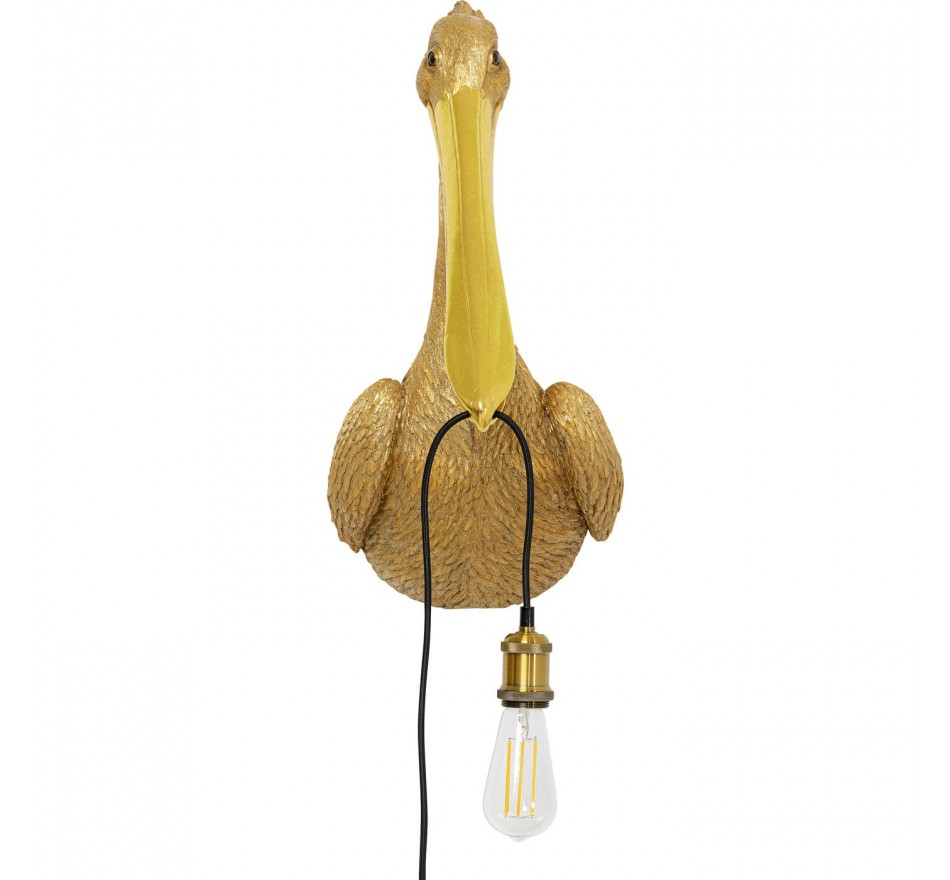 Golden African spatula wall lamp - Animal - Kare Design