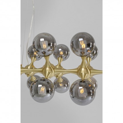Pendant Lamp Atomic Balls Brass 140cm Kare Design