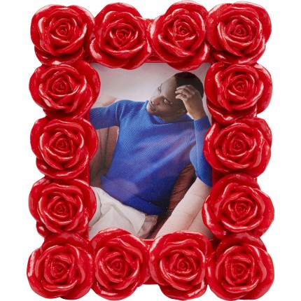 Picture Frame Romantic Rose Red 11x13cm Kare Design