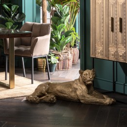 Objet décoratif Lion doré