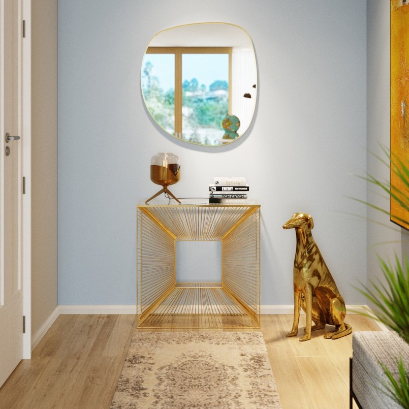 Table Lamp Golden Goblet Ball Kare Design