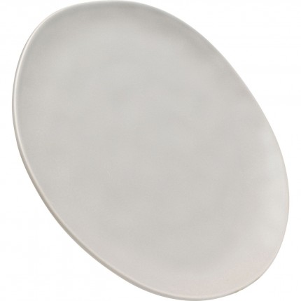 Plate Organic Grey Ø26cm (4/Set) Kare Design