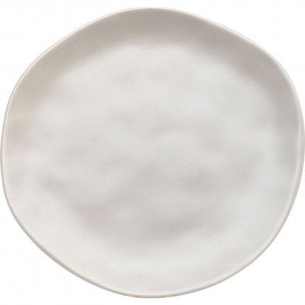 Plate Organic Grey Ø20cm (4/Set) Kare Design