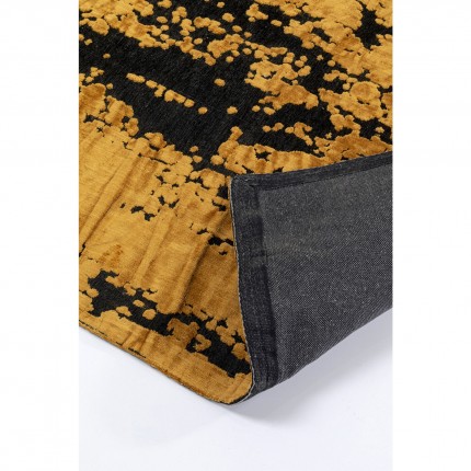 Carpet Silja ochre and black Kare Design
