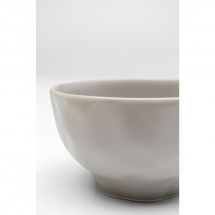 Bowl Organic Grey Ø15cm (4/Set) Kare Design