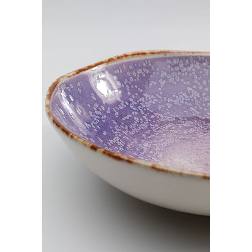 Assiette creuse Shirley violet Ø21cm