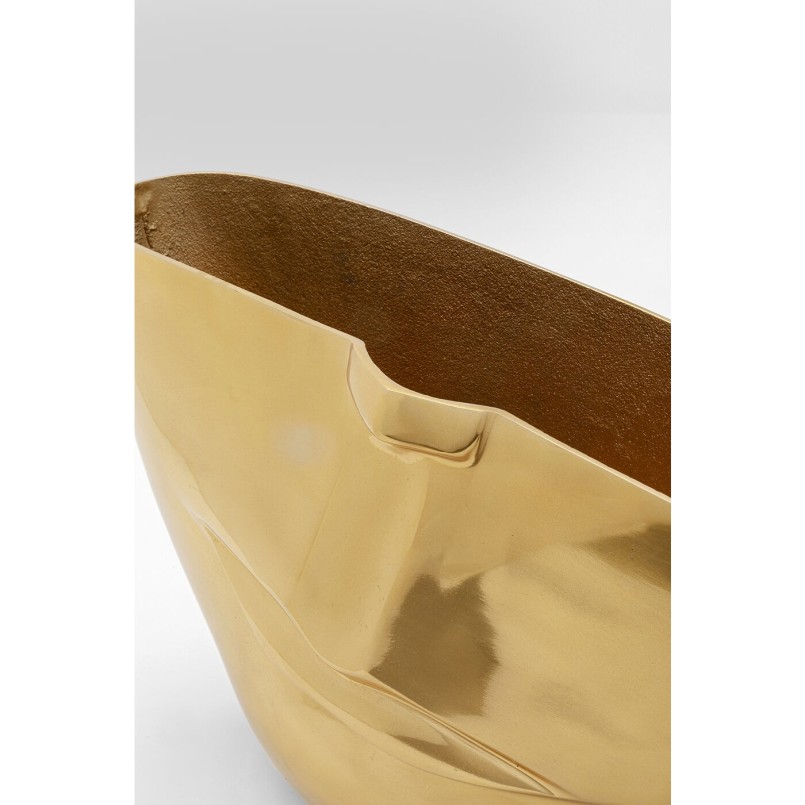 Vase Half Face doré 46cm
