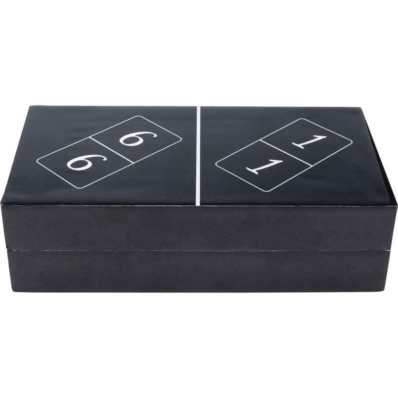 Jeu de dominos noirs coffret Kare Design