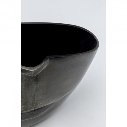 Vase Half Face anthracite 31cm Kare Design