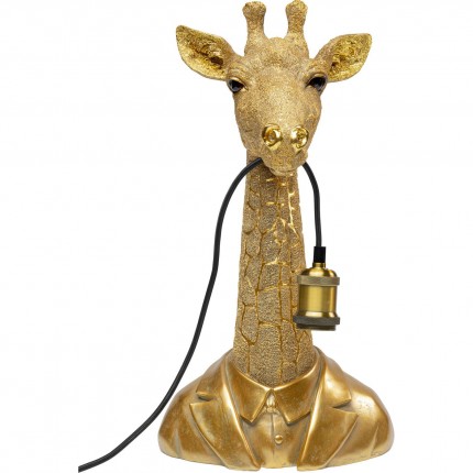 Table Lamp Giraffe Gold Kare Design