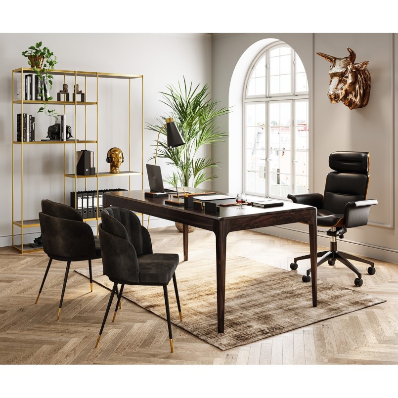 Table Brooklyn walnut 160x80cm Kare Design