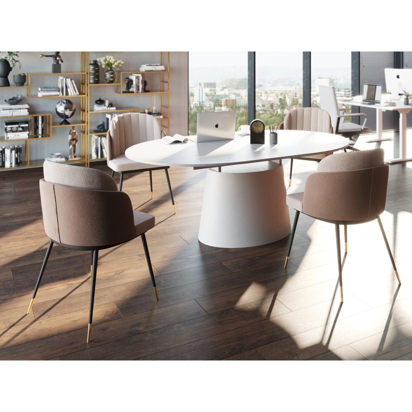 Extension Table Benvenuto White 200(50)x110cm Kare Design