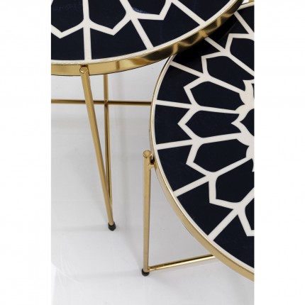 Side Table Priya Black (2/Set) Kare Design