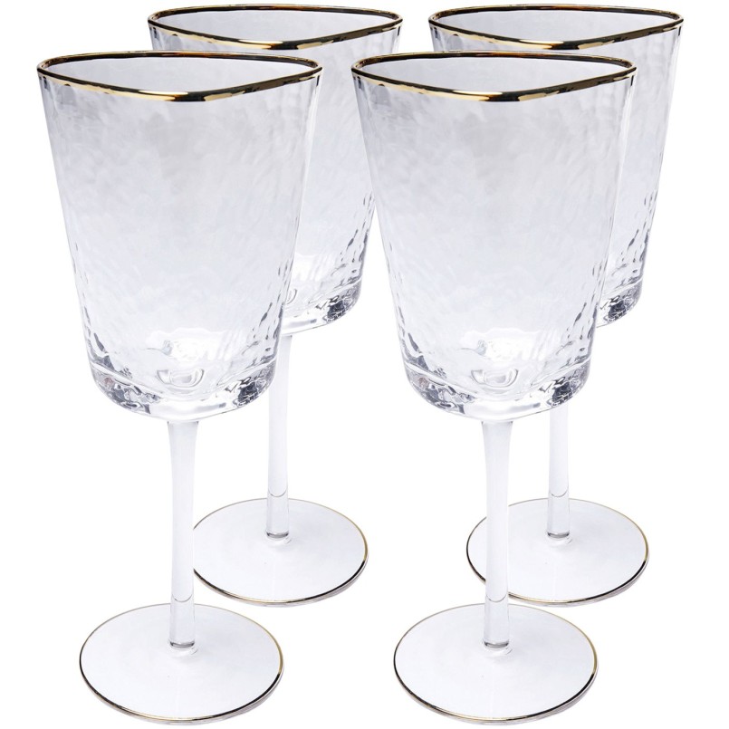 Red Wine Glass Hommage Kare Design