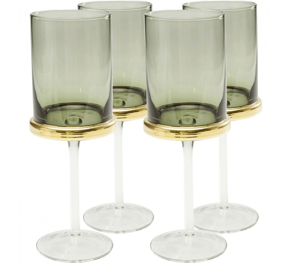 Wijnglazen Wit Innocent Smoke (4/set) Kare Design