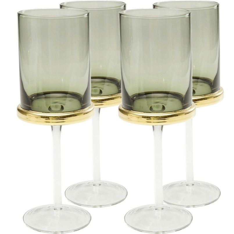 Verres à vin Innocent fumé set de 6 Kare Design
