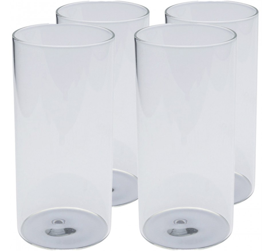 Water Glass Electra silver (4/set) Kare Design