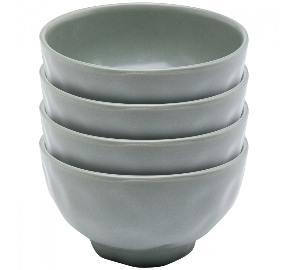 Kommen Organic Ø15cm salie (4/Set) Kare Design