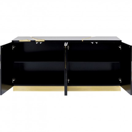 Sideboard Cracked black and gold Kare Design