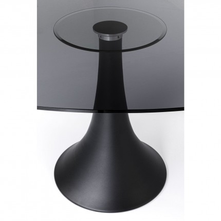 Table Grande Possibilita 180x120cm Black Smoke Glass Kare Design