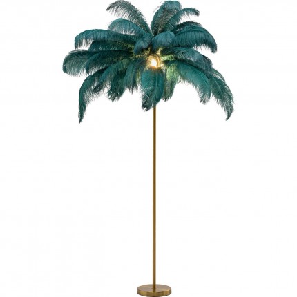 Floor Lamp Feather 165cm green Kare Design