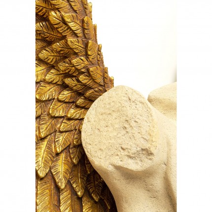 Wall Decoration woman bust gold wings 203x140cm Kare Design