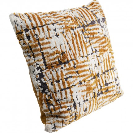 Cushion Scratched ochre Kare Design