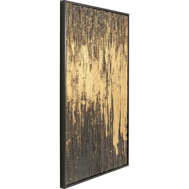 Peinture à l'huile Frame Abstract noir 80x120cm Kare Design