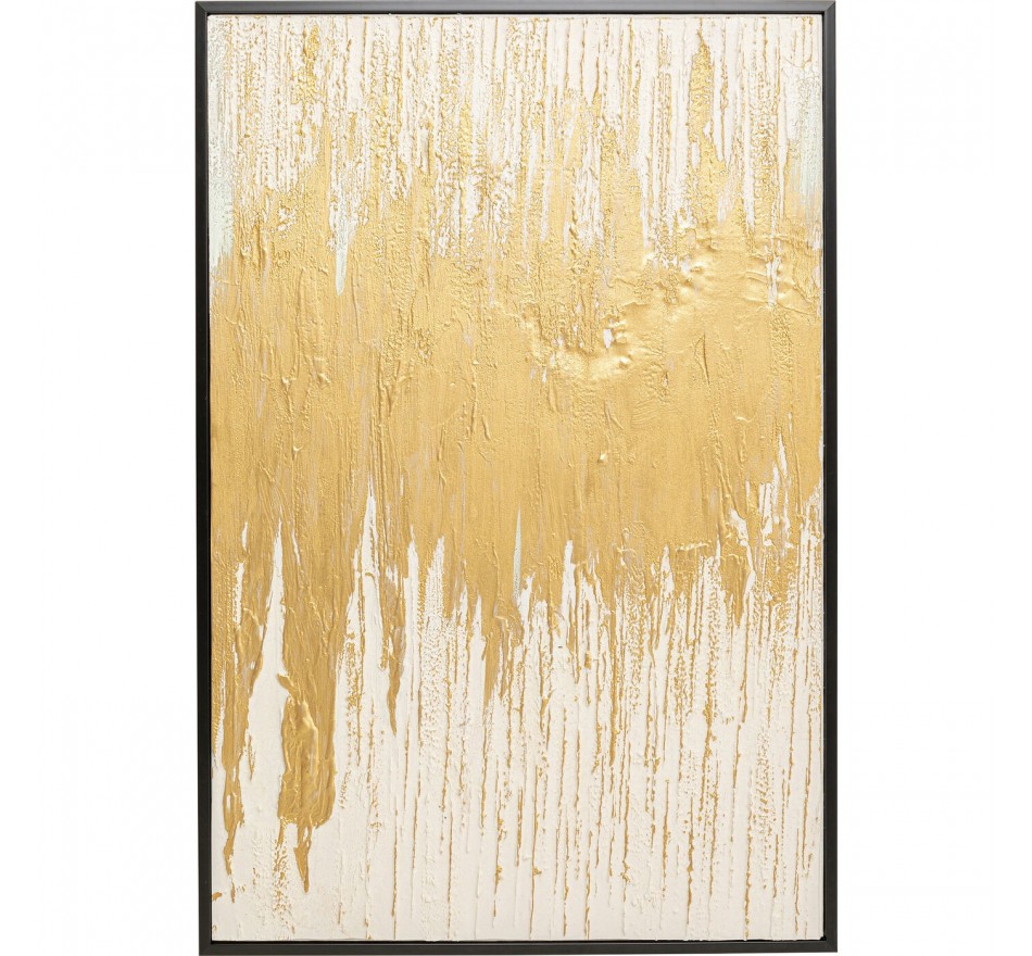 Schilderij Abstract wit 80x120cm Kare Design