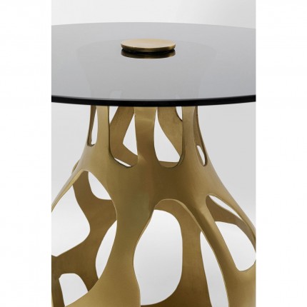 Bijzettafel Volcano Gouden 60cm Kare Design