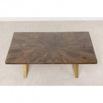 Table Conley Cross Brass 180x90cm Kare Design