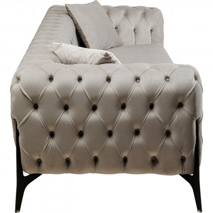 Sofa Bellissima 3-Seater Velvet Beige Kare Design