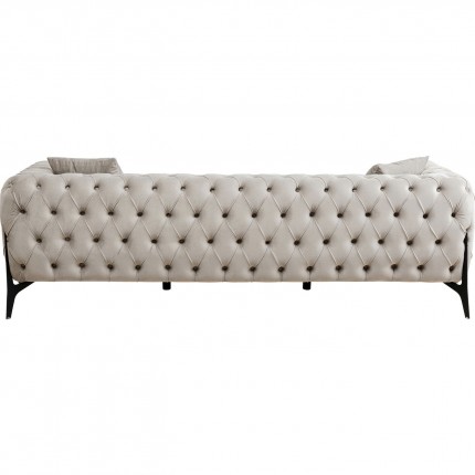 Sofa Bellissima 3-Seater Velvet Beige Kare Design