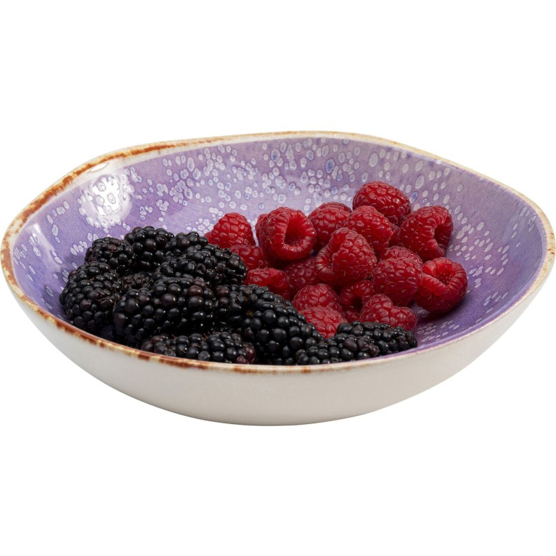 Assiette creuse Shirley violet Ø21cm