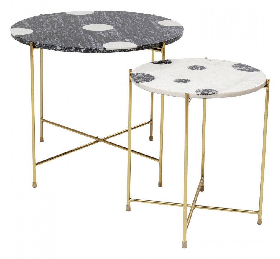 Bijzettafel Amba (2/set) Kare Design