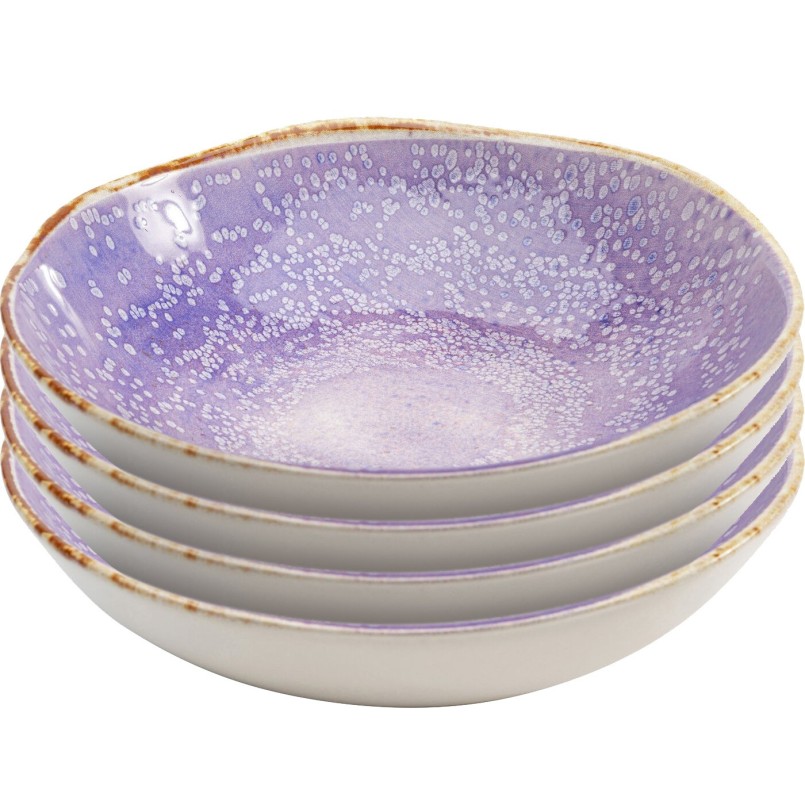 Assiette creuse Shirley violet Ø21cm