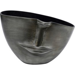 Vase Half Face anthracite 31cm