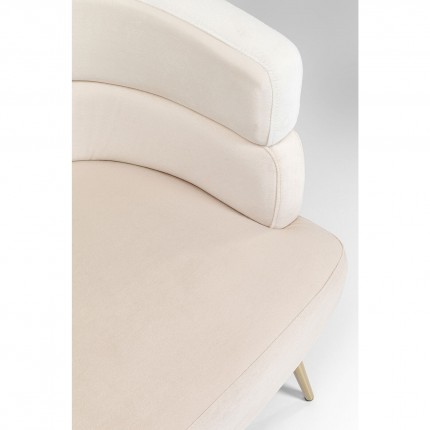 Sofa Sandwich 2 Seater Velvet cream Kare Design