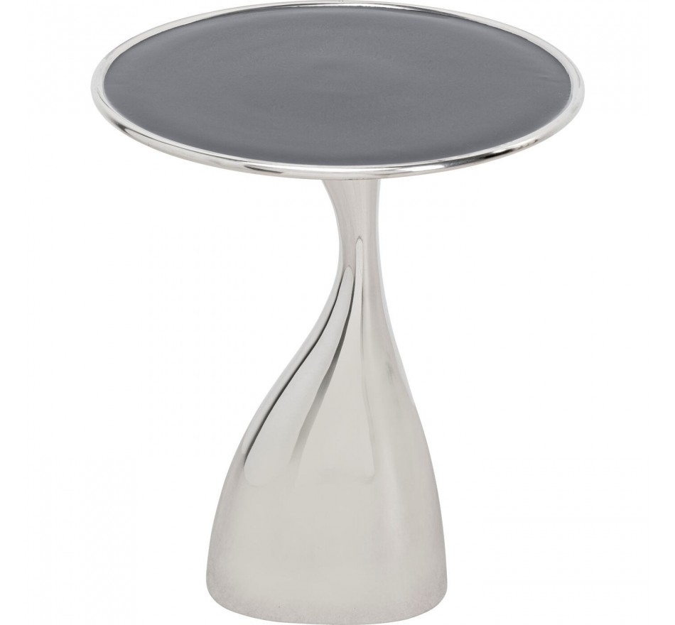 Bijzettafel Spacey Ø36cm zilver Kare Design