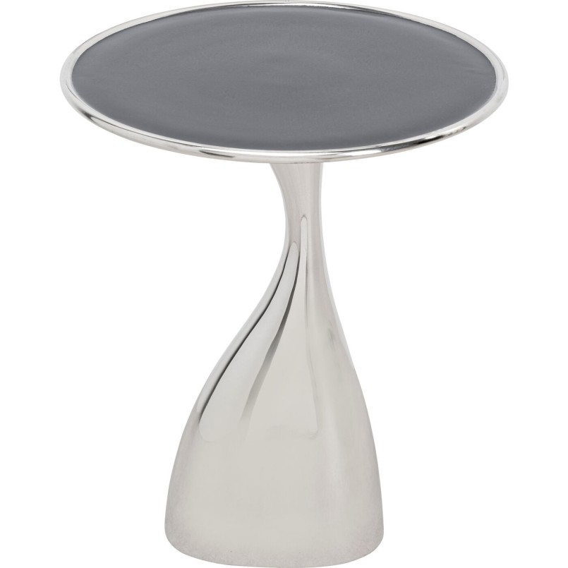 Table d appoint Spacey argenté Ø36cm