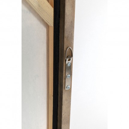 Schilderij Frame Dust 100x100cm grijs Kare Design