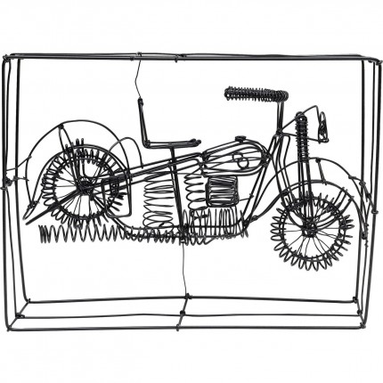 Objet décoratif Wire Harley Bike 32cm