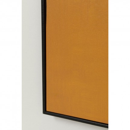 Schilderij Abstract Shapes geel 113x113cm Kare Design