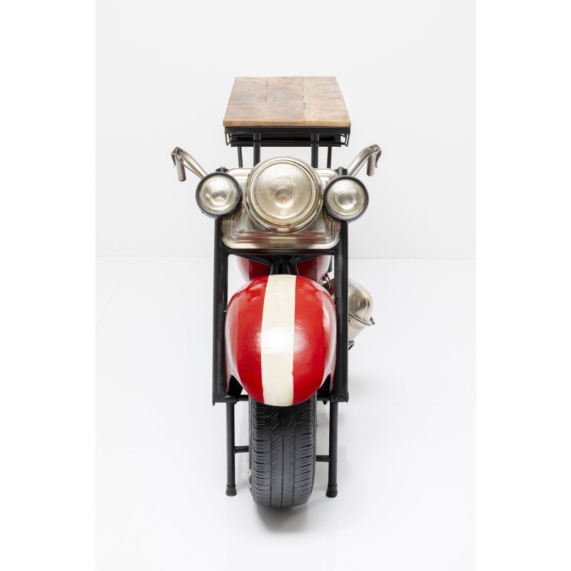 Table de bar moto rouge Kare Design