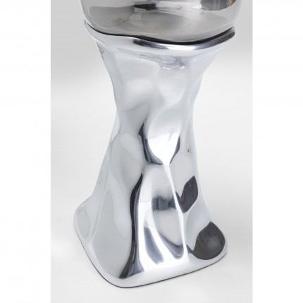 Candle Holder Jade silver 33cm Kare Design
