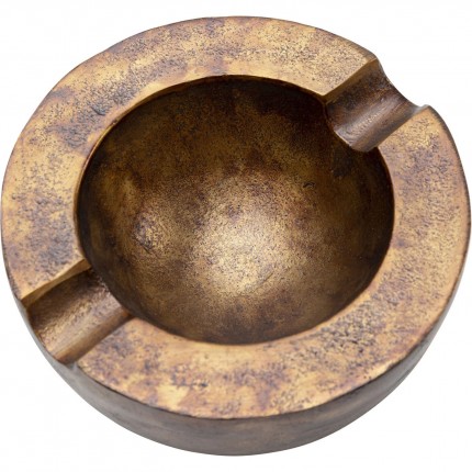 Ashtray Amporo bronze 13cm Kare Design