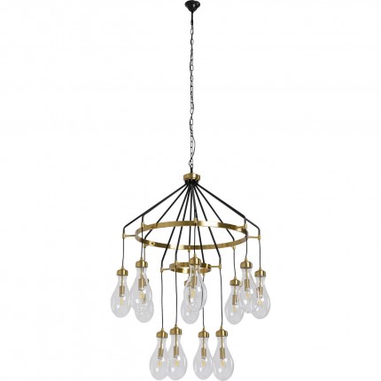 Hanglamp Bell Highlight goud Kare Design