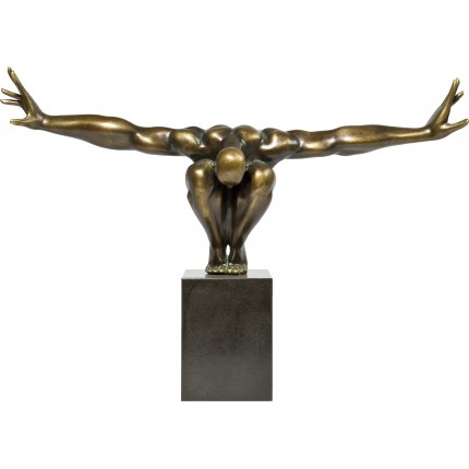 Deco Object Athlet Bronze Kare Design