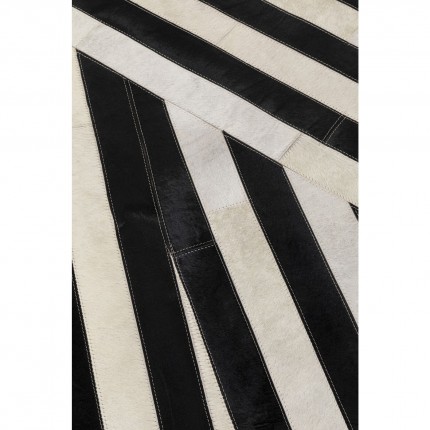 Carpet Tapes black white 240x170cm Kare Design