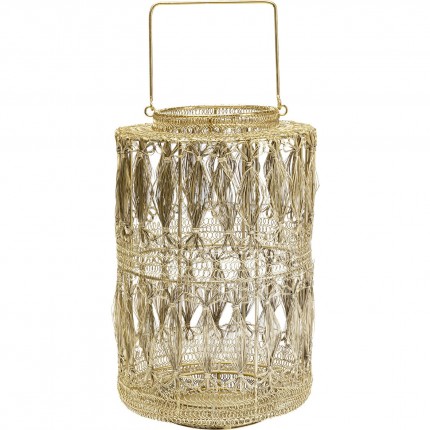 Lantern Hayat gold 37cm Kare Design